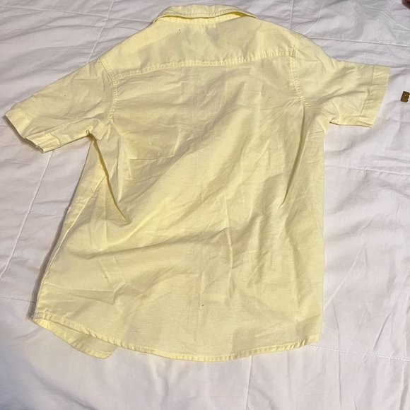 US Polo Assn Boys Yellow Collared, Short sleeves size 6 - Picture 3 of 4